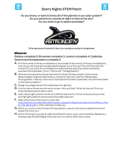 Starry Nights STEM Patch