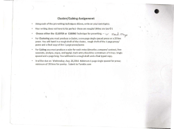 Cubing/Cluster/Roadmap