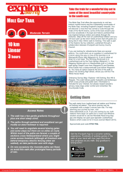 Explore Surrey - Mole Gap Trail