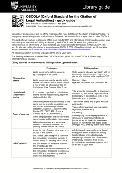 Oxford Standard for the Citation of Legal
