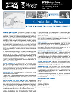 St. Petersburg, Russia - National Professionals Network