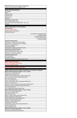 READ 180 Next Generation Stage B Components