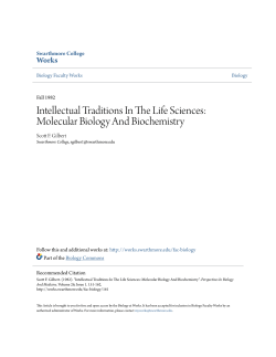 Intellectual Traditions In The Life Sciences: Molecular