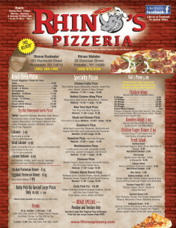 our menu here