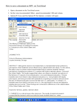 How to save a document as MP3 on TextAloud
