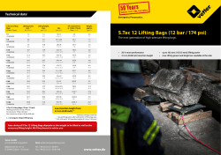 S.Tec 12 Lifting Bags (12 bar / 174 psi)