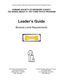 HUMANE SOCIETY OF BROWARD COUNTY