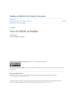 Uses of a Myth: al-Andalus