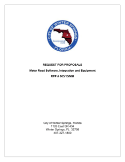 RFP 006-11-SB Integrated ERP Solution