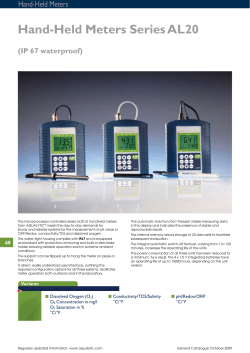 Hand-Held Meters Series AL20