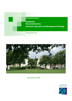 Final Southwick CAAMS with draft Albert Rd and Roman Cres