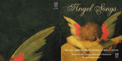 mozart &bull; handel &bull; mendelssohn &bull; purcell