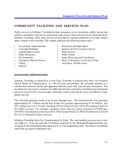 community facilities and services plan