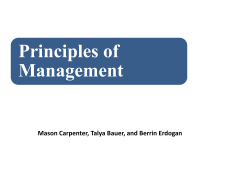 Principles of Management