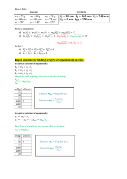 Begin solution by finding lengths of equation b) vectors.