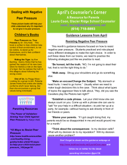 counselor`s corner april decisionsdocx