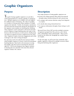 Graphic Organizers - UC Davis Extension