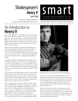 Henry V - Bob Jones University