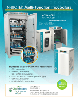 N-BIOTEK Multi-Function Incubators