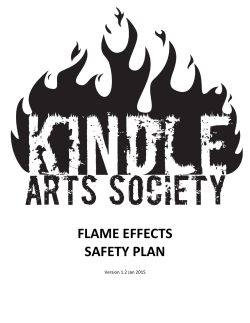 Flame Effects Safety Plan