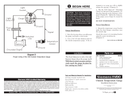 VDO Outside Temperature Gauge