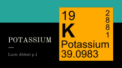 potassium - Northbrook District 28