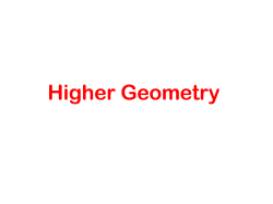 Higher Geometry