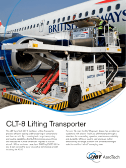 CLT-8 Lifting Transporter
