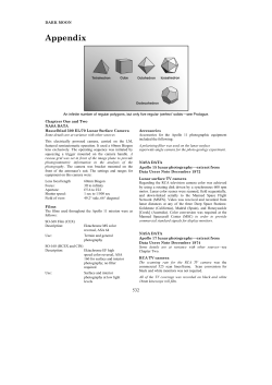 Dark Moon Appendix