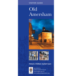 2998.8awOld Amersham Guide - Chiltern District Council