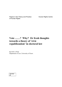 Papers in the Theory and Practice