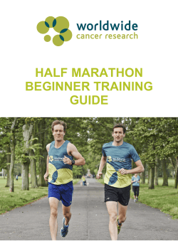 Half marathon beginner training guide - Training Zones