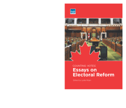 Counting Votes: Essays on Electoral Reform