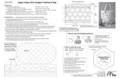 Happy Happy Girls Hexagon Patchwork Bag