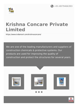 Krishna Concare Private Limited