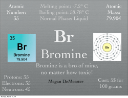 Bromine Presentation