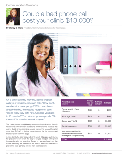 Could a bad phone call cost your clinic $13000?