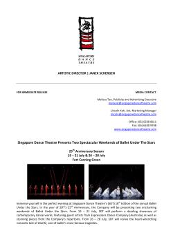 Ballet Under The Stars - Singapore Dance Theatre