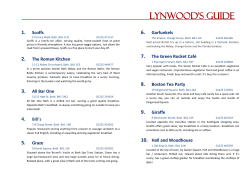 Breakfast Guide - Lynwood House, Bath