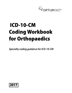 ICD-10-CM Coding Workbook for Orthopaedics