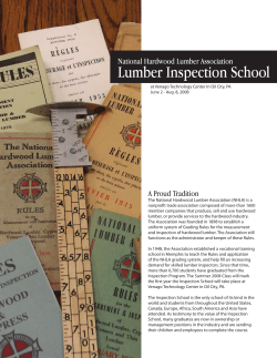 Lumber Inspection School