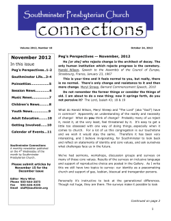 November 2012 - Southminster