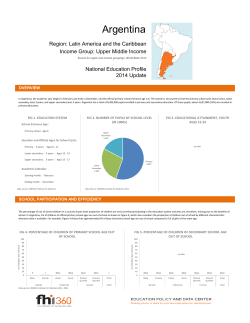 Argentina National Education Profile