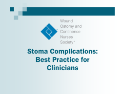 Stoma Complications: Best Practice for Clinicians