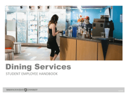 WSU Dining Services - Washington State University