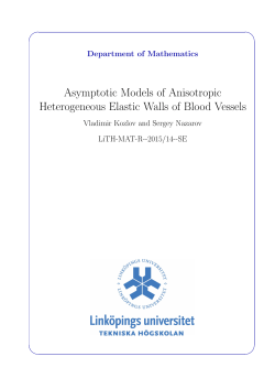 Asymptotic Models of Anisotropic Heterogeneous Elastic Walls of
