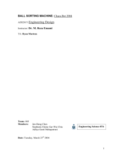 AER201Y:Engineering Design