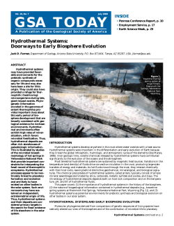 Science Article PDF - Geological Society of America