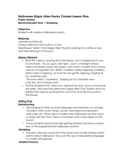 Edgar Allen Poetry Contest