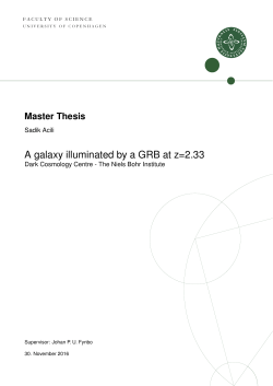 A galaxy illuminated by a GRB at z=2.33